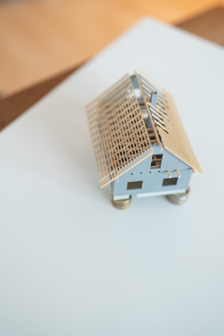 Miniature House under construction